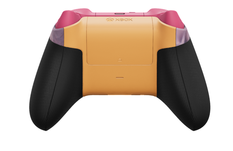 Xbox Wireless Controller - Body: Dream Vapor, D-Pads: Soft Pink (Metallic), Thumbsticks: Soft Orange Back side