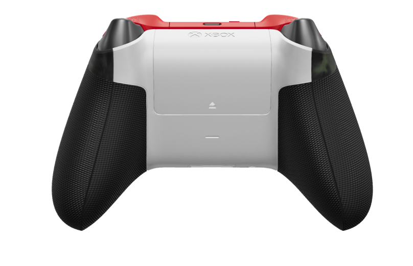 Xbox Wireless Controller - Body: Nocturnal Vapor, D-Pads: Storm Gray (Metallic), Thumbsticks: Pulse Red Back side